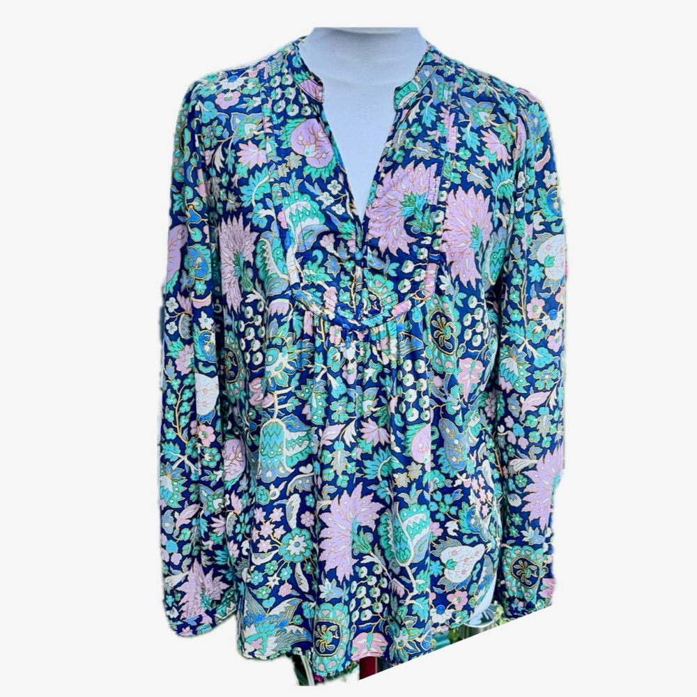 LOFT Multicolor Floral Top